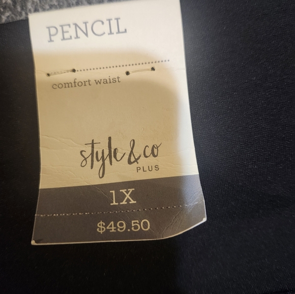NWT Style & Company Pencil Ponte Pants Size 1X - Picture 11 of 13